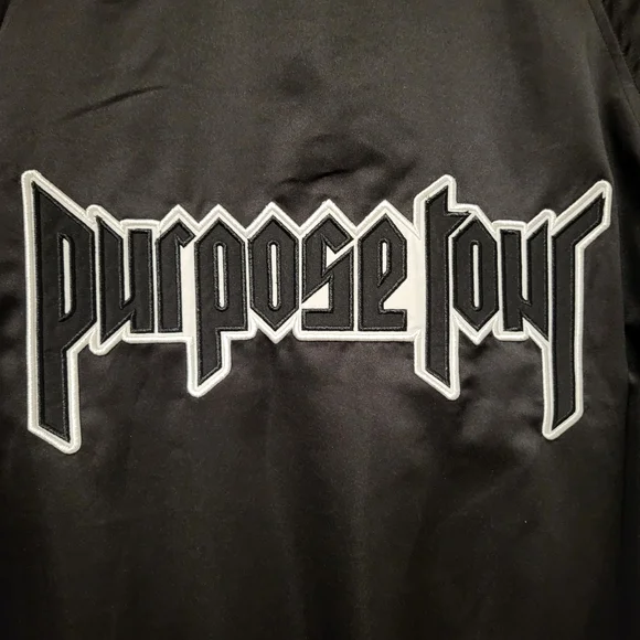 Justin Bieber Purpose Tour Button-Up Concert Jacket Size Medium - Picture 4 of 5